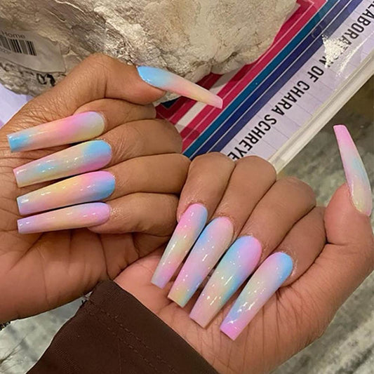 Vyensa False Nails Blue